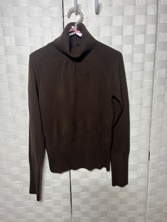 Takeout Sweaters - Takeout Brown Turtleneck Sweater